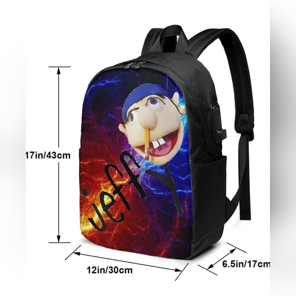 Woodyotime Sml Jeffy Fashionable Adult Backpack - Picture 4 of 12